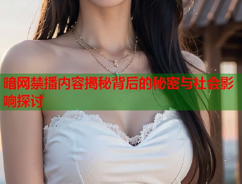 暗网禁播内容揭秘背后的秘密与社会影响探讨  第1张
