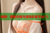 暗网：隐秘交易与信息共享平台(1)