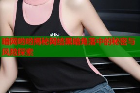暗网哟哟揭秘网络黑暗角落中的秘密与风险探索