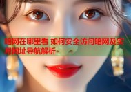 暗网在哪里看 如何安全访问暗网及实用网址导航解析