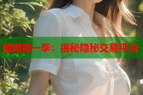 暗网第一季：揭秘隐秘交易平台