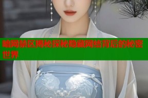 暗网禁区揭秘探秘隐藏网络背后的秘密世界