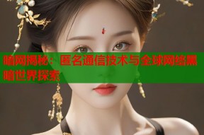 暗网揭秘：匿名通信技术与全球网络黑暗世界探索