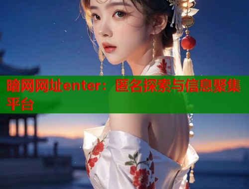 暗网网址enter：匿名探索与信息聚集平台  第2张