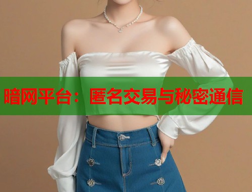 暗网平台：匿名交易与秘密通信  第1张