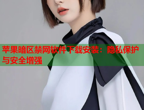 苹果暗区禁网软件下载安装：隐私保护与安全增强  第1张