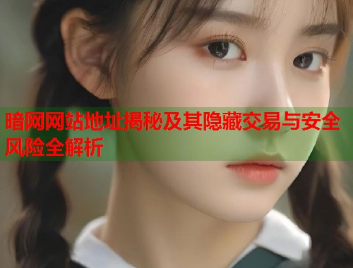暗网网站地址揭秘及其隐藏交易与安全风险全解析  第1张