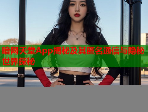 暗网天堂App揭秘及其匿名通信与隐秘世界探秘  第1张