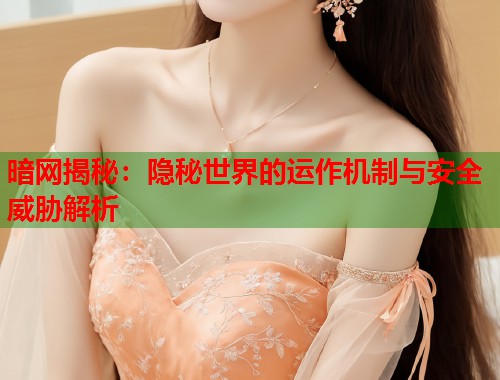 暗网揭秘：隐秘世界的运作机制与安全威胁解析  第1张